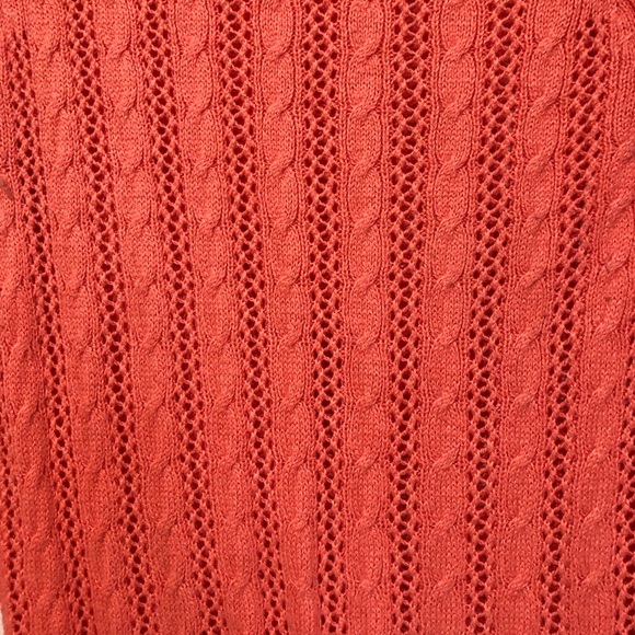 American Eagle Coral Knitted Style Sweater - Picture 5 of 7